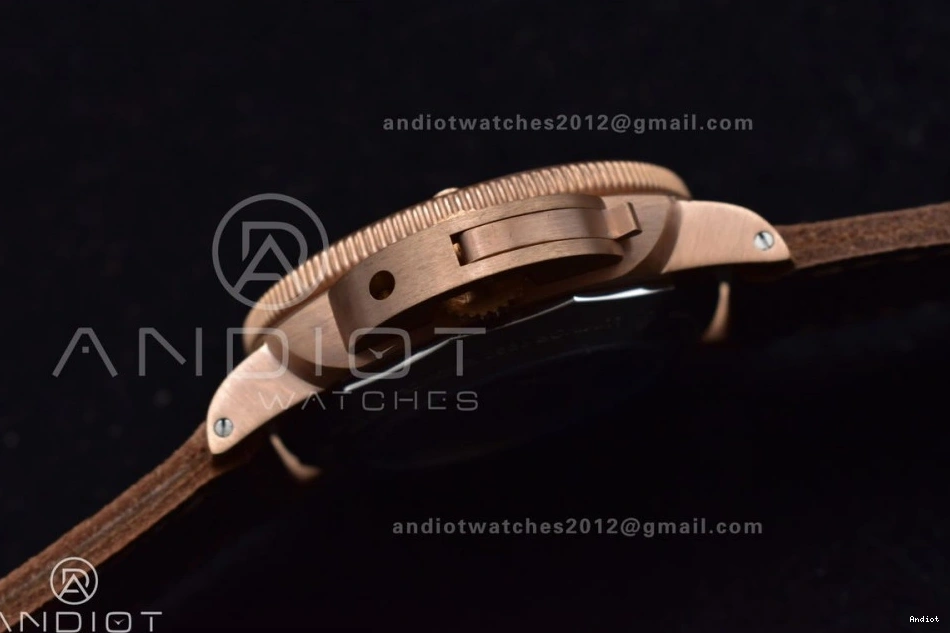 N Calfskin on 1:1 Best PAM382 Strap Super Distressed Brown P.9000 VSF Bronzo V2 Edition Clone 0511